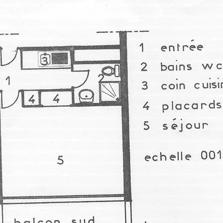 Renove Sud Avec Balcon, 3/4 Pers., Au Pied Des Pistes - Fr-1-455-87 公寓